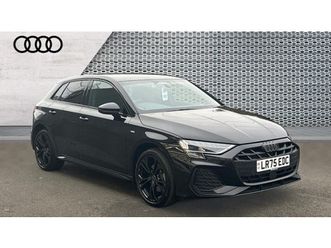 audi a3 1.5 tfsi e 204 black edition 5dr s tronic