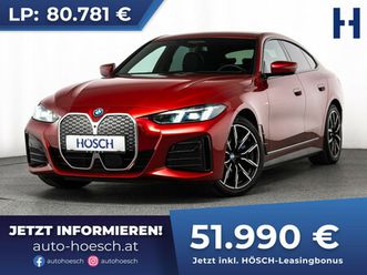 bmw i4 xdrive 40 gran coupe m-sport werkswagen extras