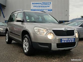 skoda yeti elegance 2.0 tdi 110cv 101000km d origine 1ere main gps clim ct 2027 gtie 1 an