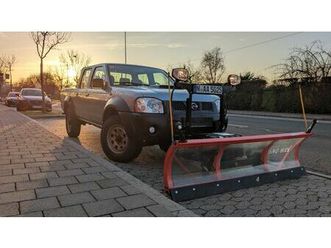 17400€ netto pickup winterdienstfahrzeug schneepflug nissan np300