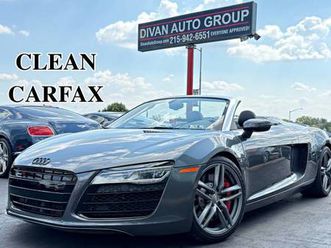 2015 audi r8 v8 spyder / convertible/clean carfax ** titanium exhaust*