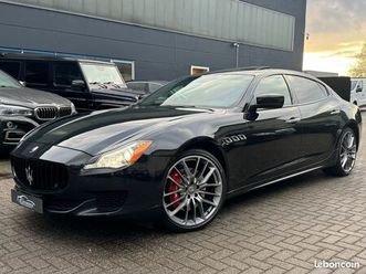 maserati quattroporte s q4 3.0 v6 409ch - bva - historique d'entretien complet - sièges chauffants/ventilés - toit ouvrant - h&k - 115000km