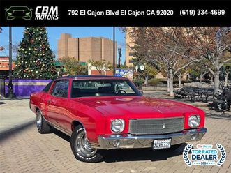 1970 chevrolet monte carlo for sale