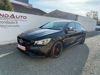 mercedes cla 45 amg shooting break 381 phase 2 bv speedshift 4-matic - toit ouvrant panoramique - harman kardon - ligne performance amg