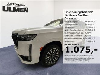 cadillac escalade 6.2 v8 4wd sport platinum ahk nightvisi