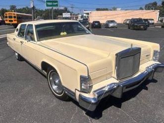 1977 lincoln continental – classic luxury sedan, excellent condition