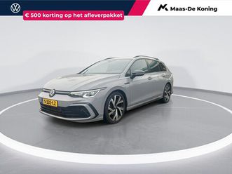 volkswagen golf variant - 1.5 tsi 130pk r-line ·black style · apple/android car play · stoelverwarming · 18'' velgen