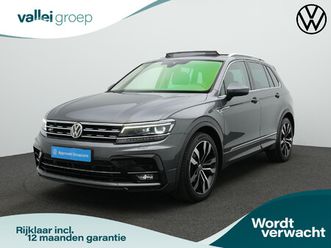 volkswagen tiguan 2.0 tdi 150 pk dsg r-line | panoramadak | trekhaak | navigatie discover pro | stuur-/achterbankverwarming | achteruitrijcamera