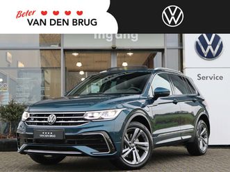 volkswagen tiguan 1.4 tsi 245 pk dsg ehybrid r-line | leder | panoramadak | trekhaak | iq light | 360 camera | acc | stoelverwarming v + a | app connect | elekt