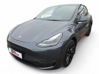 tesla model y maximale reichweite long range dual acc
