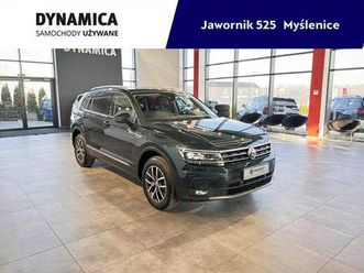 volkswagen tiguan allspace comfortline 2.0tdi 150km m6 2018 r., sal. pl, 7-mio osobowy, ... myślenice