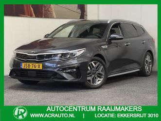 kia optima sportswagon 2.0 gdi phev automaat navigatie trekhaak achteruitrij camera half leder verwarmde stoelen harman / kardon sound zeer mooi !! 3010