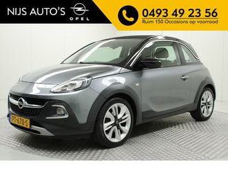 opel adam 1.0 turbo rocks online edition | electr. vouwdak | leder | climate | dode hoek | pdc v/a | carplay | bluetooth | cruise control | verwarmde stoelen/st