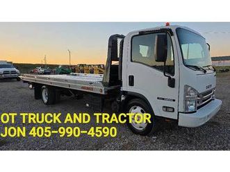 2017 isuzu nrr jerr-dan flatbed rollback wrecker tow truck 5.2l diesel