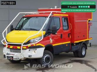 iveco daily 70c17 4x4 achleitner firetruck brandweerwagen aw — bestelauto's — marktplaats