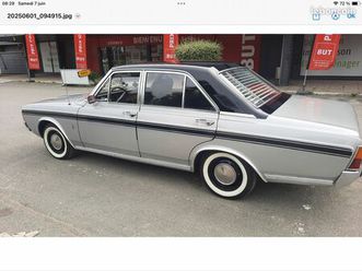 ford taunus 20 m xl v6 2,3l (ct vierge/moteur neuf)