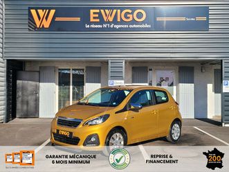1.0 vti 70 style / moteur a chaine de distribution entretien exclusif peugeot 1ere main