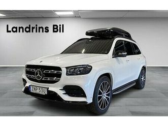 mercedes-benz gls 400 d 4matic amg premium 7-sits värmare hud