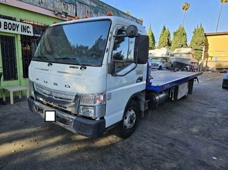 2015 mitsubishi fuso fe180 tow truck flatbed