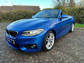 2016 bmw 2 series 2.0td 220d m sport convertible 2d auto