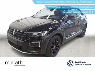 volkswagen t-roc cabriolet 1.0 tsi style black+ahk+virt+acc