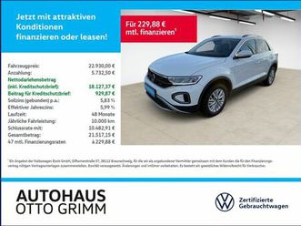 volkswagen t-roc 1.5 tsi dsg led dab+