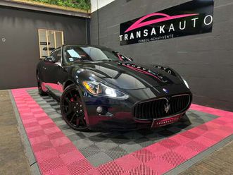 maserati granturismo s 4.7 v8 440ch - historique et suivi complet - 4 pneus neufs - 3ème main