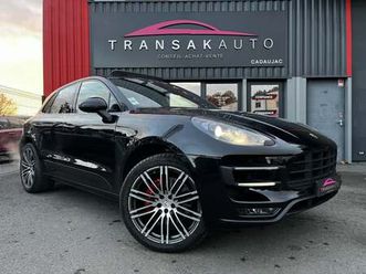 porsche macan turbo 3.6 v6 400ch * toit ouvrant / sieges chauffants/pack chrono/carbon*