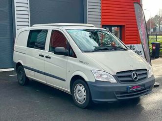 mercedes vito fourgon aménagé 113 cdi 2.1l 136ch compact - 1ère main - entretien complet mercedes
