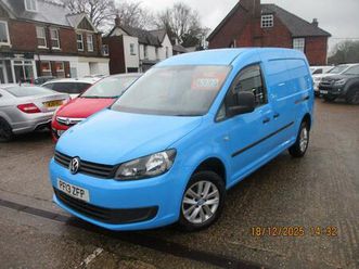2013 volkswagen caddy 1.6 tdi 102ps maxi startline van panel van diesel manual