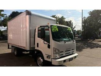 2015 isuzu npr w4500hd gas 114k.mi.14ft.box+shelves+ramp truck**sale**