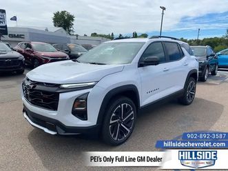 2026 chevrolet equinox rs - sunroof - $328 b/w