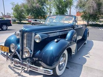 1938 buick roadmaster convertible, inline-8, wide whitewalls, garage kept