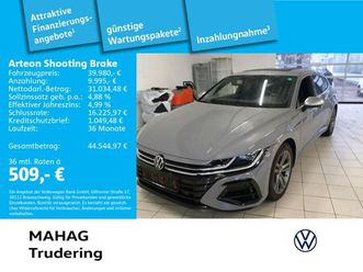 arteon shooting brake r 2.0 tsi 4mot. leder navi led kamera alu19adelaideblack