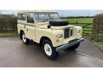 1975 land rover series 3 jaune manuel, 4 vitesses conduit...