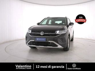 t-cross 1.0 tsi dsg 115 cv life