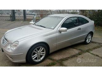 mercedes c 200 k sport coupe' 23.000 km