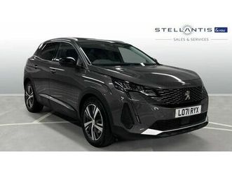 peugeot 3008 suv 1.6 13.2kwh allure premium suv 5dr petrol plug-in hybrid e-eat 4wd euro 6 (start/stop) (300 ps)