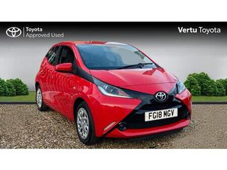 toyota aygo x-play hatchback's 1.0 vvt-i x-play x-shift euro 6 5dr