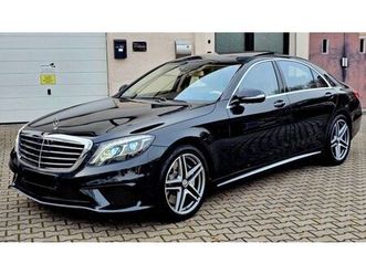 mercedes-benz s 63 amg 4m long 1. hand pano massage burmester