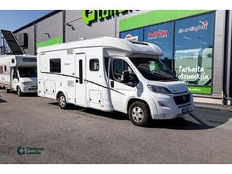 dethleffs trend t 7017 **truma gas/el, långbäddar, taksäng**