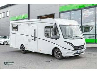 dethleffs trend i 7057 eb ** långbädd, taksäng, automat **