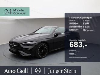 mercedes-benz cle 200 4m cabrio amg burmester distro memo cam