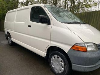 2001 toyota hiace excellent van any inspection panel van diesel manual