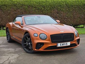 bentley continental 4.0 v8 gtc convertible 2dr petrol auto 4wd euro 6 (start/stop) (550 ps)
