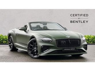 bentley continental gtc 4.0 v8 hybrid speed first edition 2dr auto