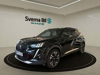 peugeot e-2008 gt-pack 50 kwh/panorama/läder/automat