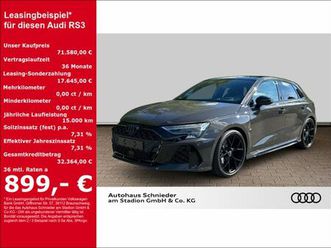 audi rs3 sportback 2.5 tfsi hud+pano+navi+leder+matri