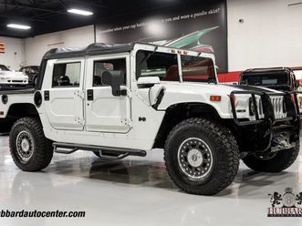 2006 hummer h1 alpha rare gen 2 all black interior open top, low miles!