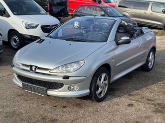peugeot 206 cabriolet cc platinum/klima/leder